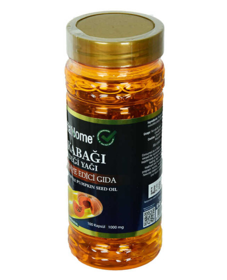 Shiffa Home Bal Kabağı Çekirdeği Yağı Soğuk Pres 1000 Mg x 100