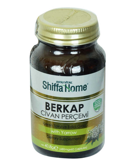 Shiffa Home Berkap Civan Perçemi Diyet Takviyesi 680 Mg x 60