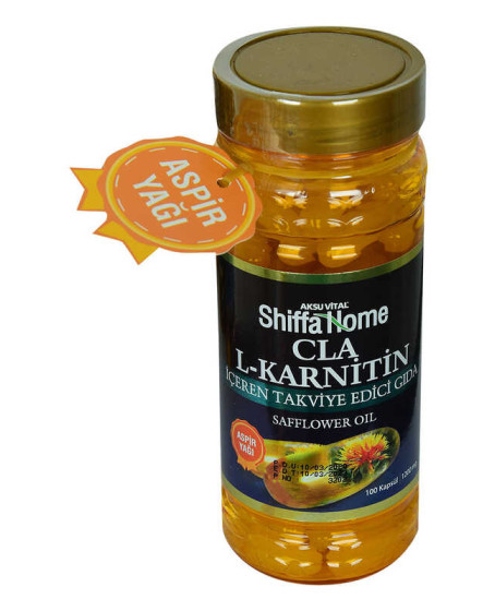 Shiffa Home Cla L-Karnitin Aspir Yağı Yumuşak 1000 Mg x 100