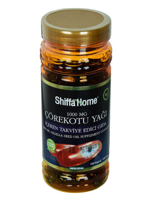 Shiffa Home Çörek Otu Yağı Soğuk Pres 1000 Mg x 100