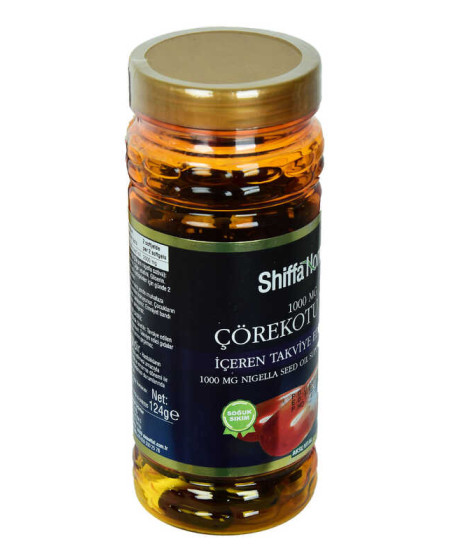 Shiffa Home Çörek Otu Yağı Soğuk Pres 1000 Mg x 100