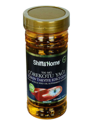 Shiffa Home Çörek Otu Yağı Soğuk Pres 500 Mg x 150