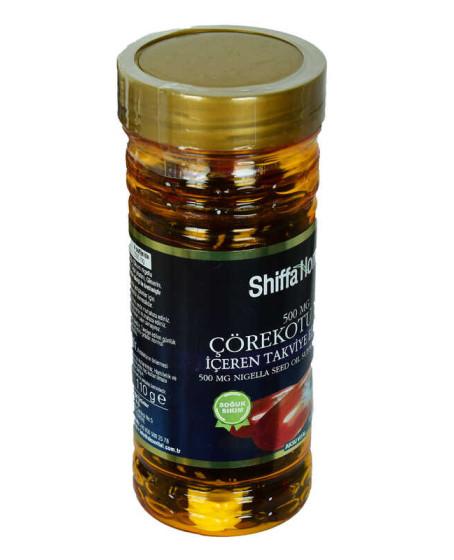 Shiffa Home Çörek Otu Yağı Soğuk Pres 500 Mg x 150