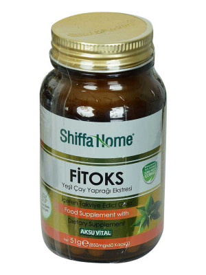 Shiffa Home Fitoks Yeşil Çay Yaprağı Ekstresi Diyet Takviyesi 850 Mg x 60