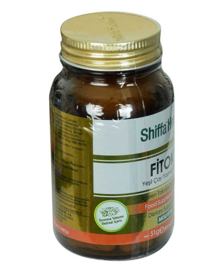Shiffa Home Fitoks Yeşil Çay Yaprağı Ekstresi Diyet Takviyesi 850 Mg x 60