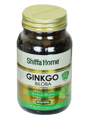 Shiffa Home Ginkgo Biloba Diyet Takviyesi 620 Mg x 60