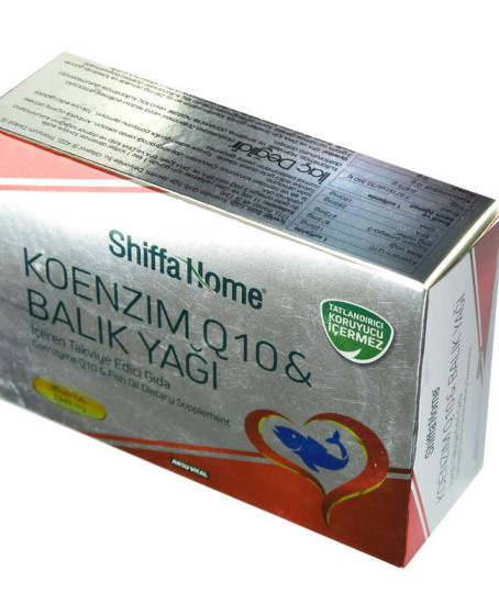 Shiffa Home Koenzim Q10 & Balık Yağı Yumuşak Jel 1340 Mg x 30