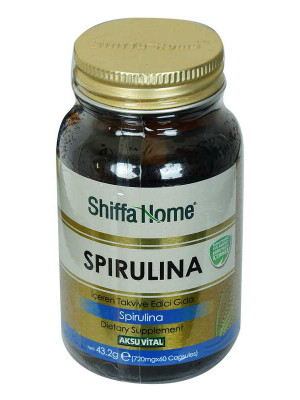 Shiffa Home Spirulina Diyet Takviyesi 720 Mg x 60