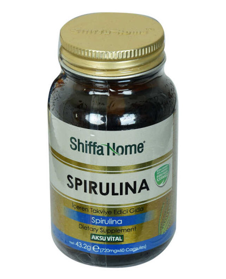 Shiffa Home Spirulina Diyet Takviyesi 720 Mg x 60