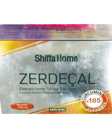 Shiffa Home Zerdeçal Ekstraktı Yumuşak 1300 Mg x 30