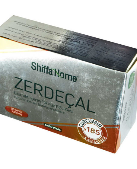 Shiffa Home Zerdeçal Ekstraktı Yumuşak 1300 Mg x 30