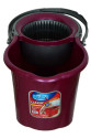 Spin Mop Temizlik Seti 360 Derece Döner Başlıklı Kova+Mop+Paspas+Sap Karışık Renk