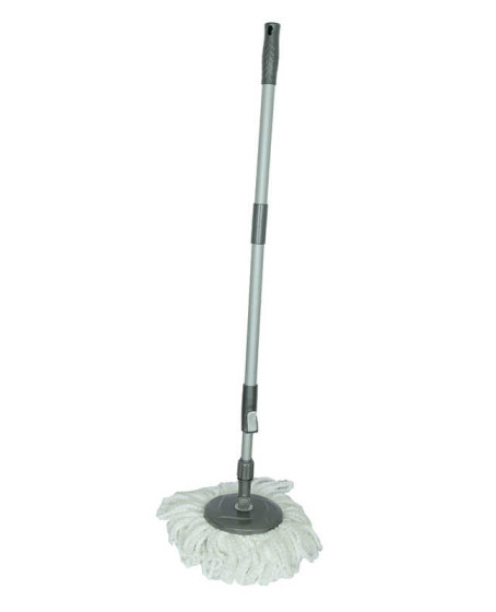 Spin Mop Temizlik Seti 360 Derece Döner Başlıklı Kova+Mop+Paspas+Sap Karışık Renk