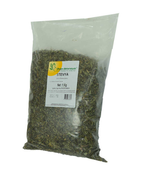 Stevya Otu Yaprağı Doğal Stevia 1000 Gr Paket