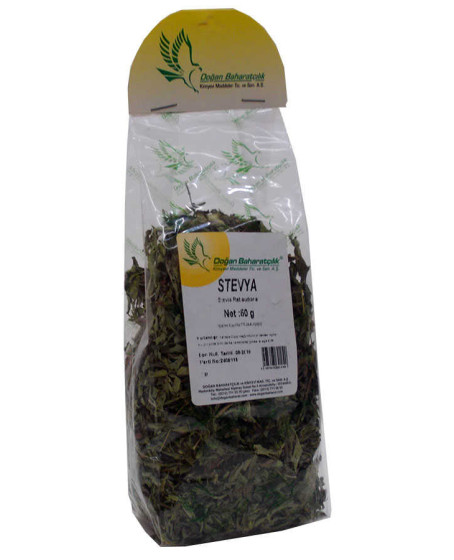 Stevya Otu Yaprağı Doğal Stevia 50 Gr Paket
