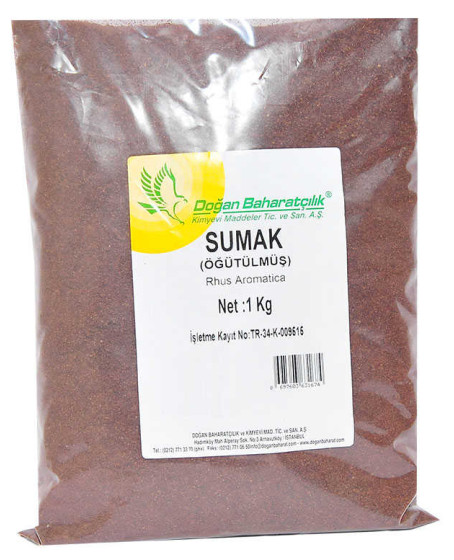 Sumak Öğütülmüş 1000 Gr Paket