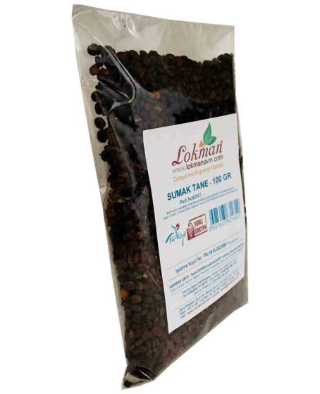 Sumak Tane Doğal 100 Gr Paket