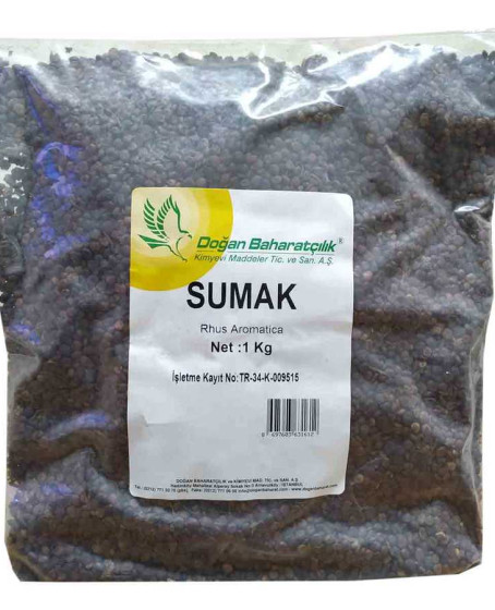 Sumak Tane Doğal 1000 Gr Paket