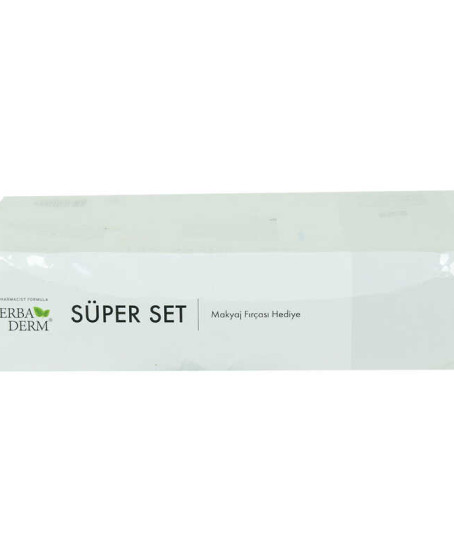 Süper Set Superserum Aha-Peeling 30 ML + Saf Vitamin C 30 ML + Hediye Makyaj Fırçası