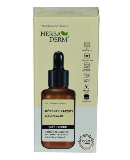Superserum Oleanolik Asit Gözenek Karşıtı Doğal Yüz Serumu 30 ML