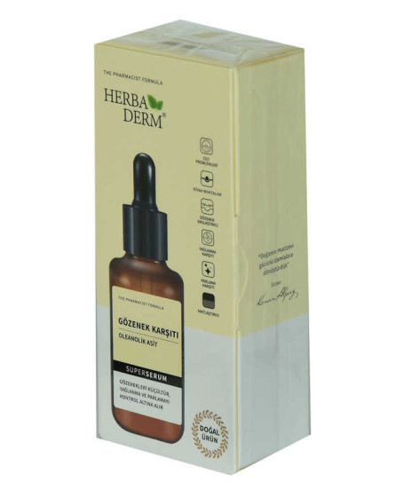 Superserum Oleanolik Asit Gözenek Karşıtı Doğal Yüz Serumu 30 ML