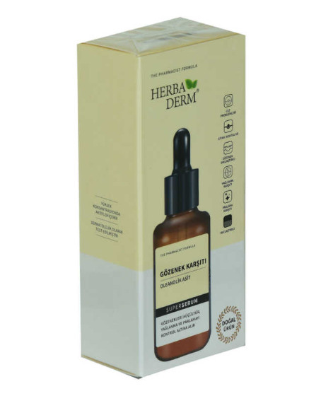 Superserum Oleanolik Asit Gözenek Karşıtı Doğal Yüz Serumu 30 ML