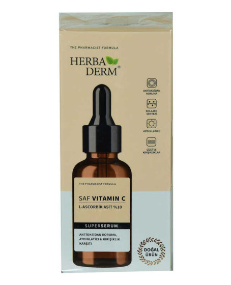 Superserum Saf Vitamin C Antioksidant Aydınlatıcı Kırışıklık Karşıtı Doğal Yüz Serumu 30 ML Superserum Saf Vitamin C Antioksidant Aydınlatıcı Kırışıklık Karşıtı Doğal Yüz Serumu 30 ML
