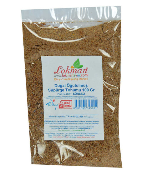 Süpürge Tohumu Doğal Öğütülmüş 100 Gr Paket