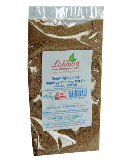 Süpürge Tohumu Doğal Öğütülmüş 100 Gr Paket
