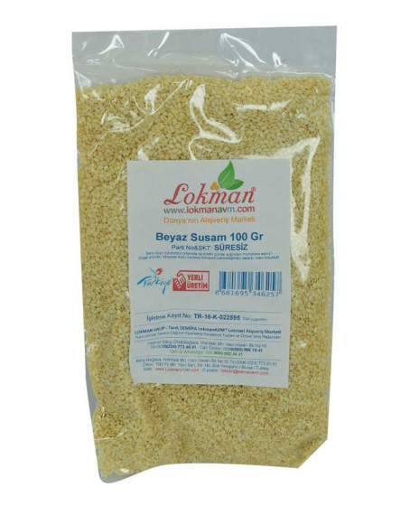 Susam Beyaz 100 Gr Paket