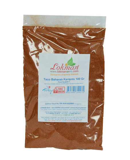 Taco Baharatı Karışımı 100 Gr Paket