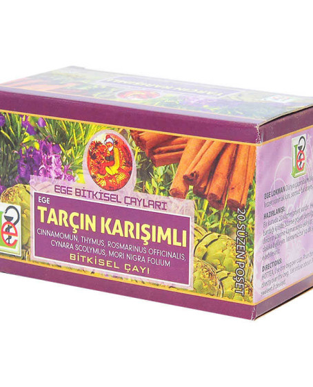 Tarçın Karışımlı Bitkisel Çay 20 Süzen Poşet