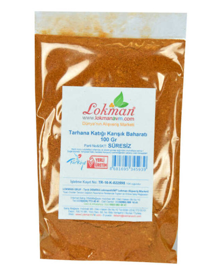 Tarhana Katığı Karışık Baharatı 100 Gr Paket