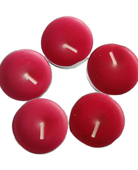 Tea Lights Kırmızı Mum 5 li 1 Paket
