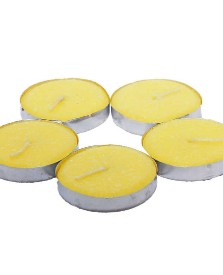 Tea Lights Sarı Mum 5 li 1 Paket