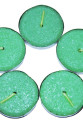 Tea Lights Yeşil Mum 5 li 1 Paket