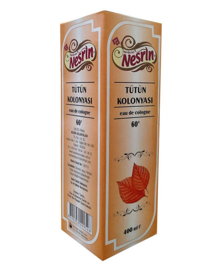 Tütün Kolonyası 60 Derece Kutulu Pet Şişe 400 ML