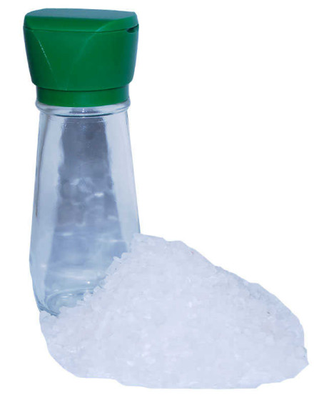 Tuz Karabiber Değirmeni Yeşil + Himalaya Çakıl Tuz Beyaz 250 Gr