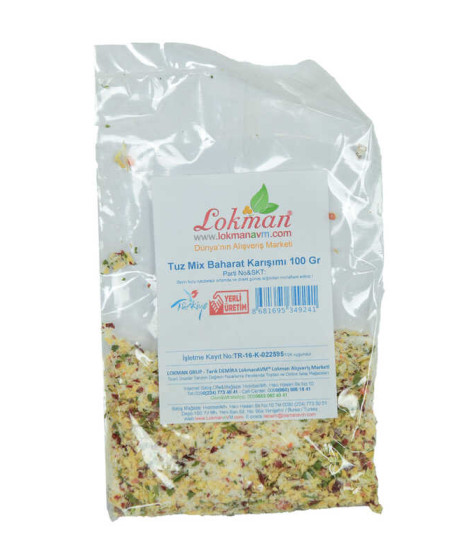 Tuz Mix Baharat Karışımı 100 Gr Paket