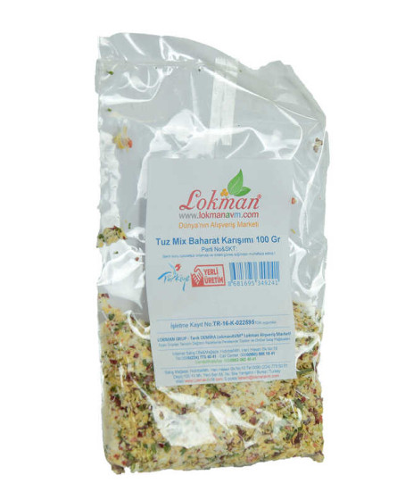 Tuz Mix Baharat Karışımı 100 Gr Paket