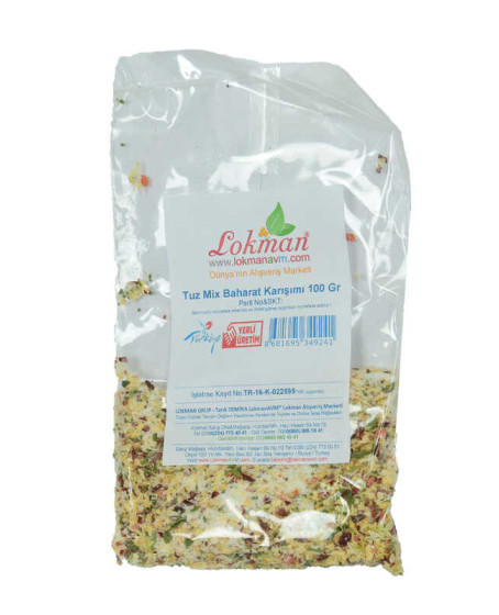 Tuz Mix Baharat Karışımı 100 Gr Paket