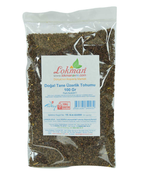 Üzerlik Tohumu Tane Doğal 100 Gr Paket