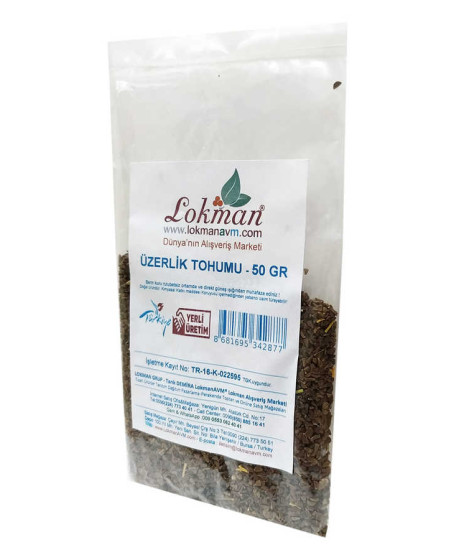 Üzerlik Tohumu Tane Doğal 50 Gr Paket