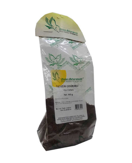 Üzüm Çekirdeği Öğütülmüş Doğal 100 Gr Paket