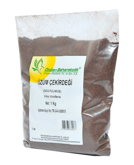 Üzüm Çekirdeği Öğütülmüş Doğal 1000 Gr Paket