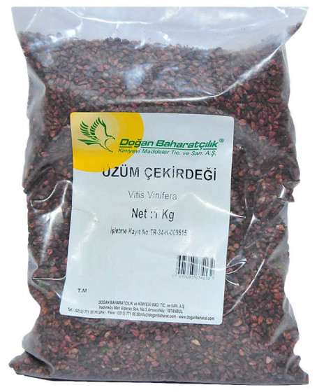 Üzüm Çekirdeği Tane Doğal 1000 Gr Paket