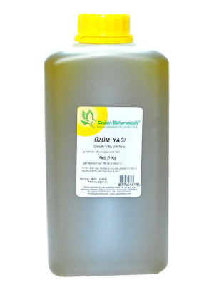 Üzüm Çekirdeği Yağı Pet Bidon 1000 Gr