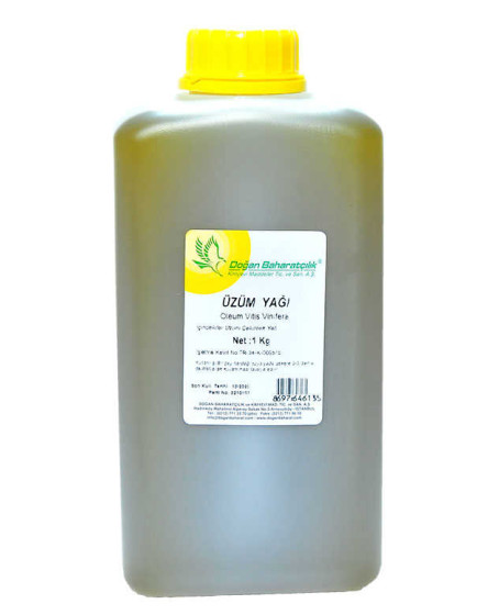 Üzüm Çekirdeği Yağı Pet Bidon 1000 Gr