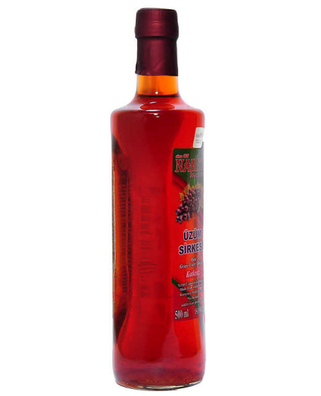 Üzüm Sirkesi Doğal Katkısız Cam Şişe 500 ML