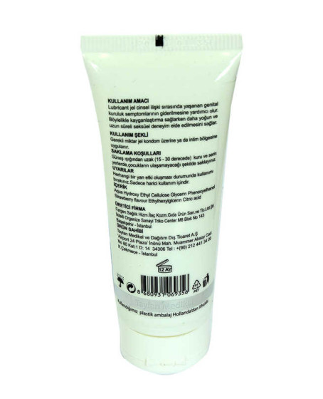 Kayganlaştırıcı Jel Natural Su Bazlı 100 ML Lubricant Gel